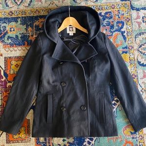 Anne Klein Wool Pea Coat